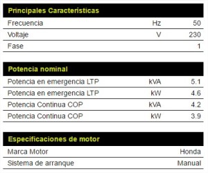 e5000 ficha